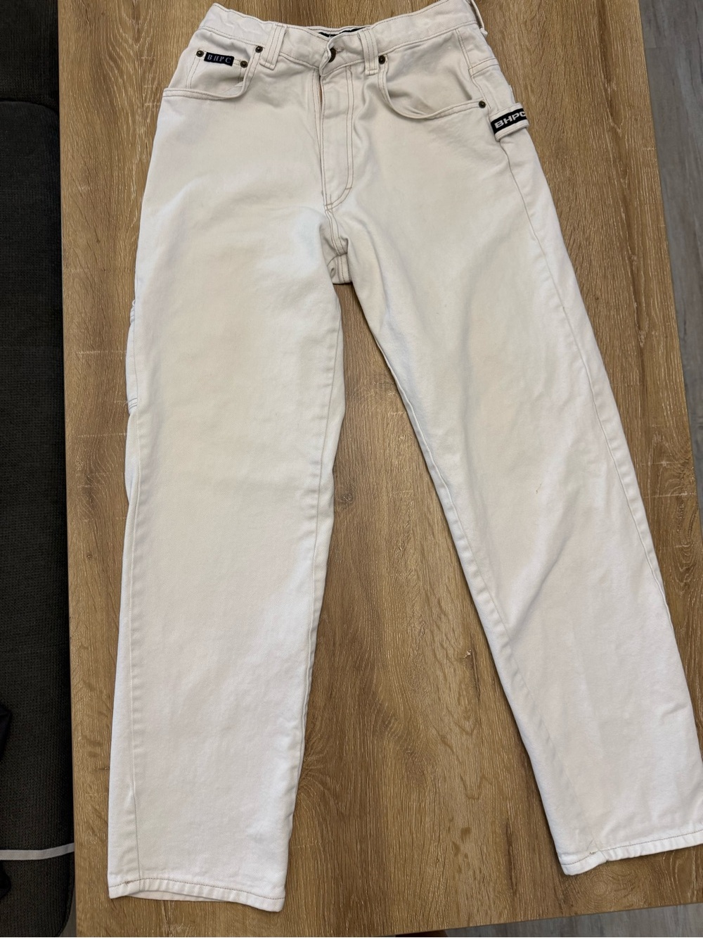 Beverly Hills Polo Club Men's Off-White Straight Jeans